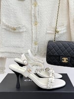 حذا نسائي كعب من شانيل تقليد أعلى جودة