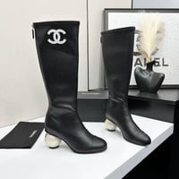 بوت نسائي من شانيل تقليد عالي الجودة
