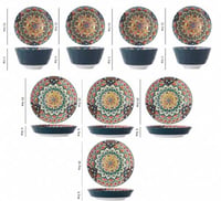 8 pieces deep bowl