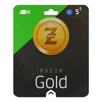 بطاقة ريزر قولد 5 دولار - المتجر العالمي