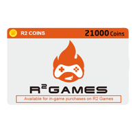 شحن اَر تو جيمز - 21000 كوينز (عالمي)- R2 Games