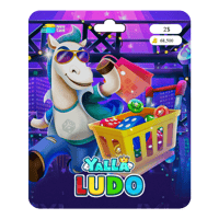 يلا لودو بطاقة 2$ - 68,500 قطعة ذهبية