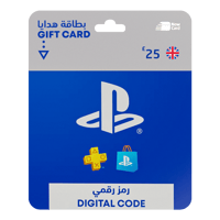 بطاقة بلايستيشن ستور بريطاني 25 جنيه استرليني