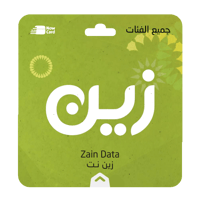 بطاقات شحن باقات زين انترنت - فئات متعددة
