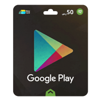 بطاقة شحن قوقل بلاي 50 ريال سعودي