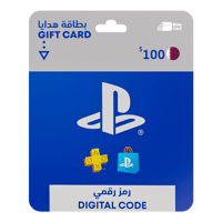 بطاقة بلايستيشن ستور قطري 100 دولار
