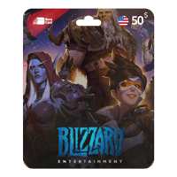 بطاقة Blizzard المتجر الأمريكي 50$
