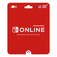 بطاقة نينتيندو شوب امريكي 20$