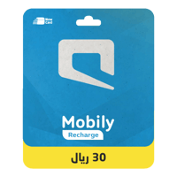 بطاقة شحن موبايلي 30 ريال