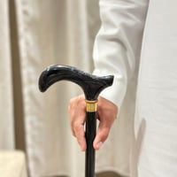 عصا رسمي اسود مخلوط كبير