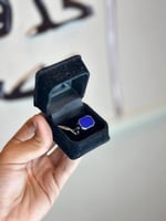 خاتم ملكي سداسي كحلي