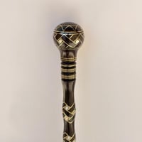 عصا ابانوس حجر كريم