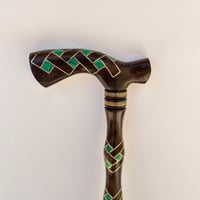 عصا ابانوس حجر كريم