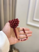 سبحه بكلايت تمليكة احمر عنابي