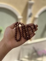 سبحه بكلايت شفاف احمر