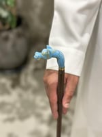 عصا الخيل فيروزي صغير ٢