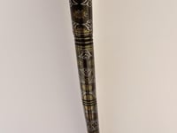 عكاز ابانوس تطعيم فضه ونحاس