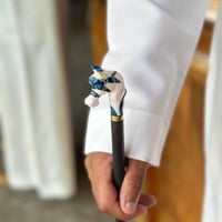 عصا الخيل ازرق مخلوط صغير