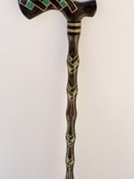 عصا ابانوس حجر كريم