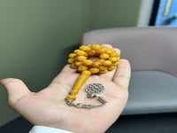 سبحه بكلايت لون كهرمان