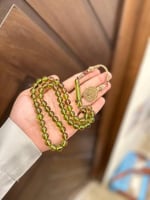 سبحه فاتوران أخضر شفاف