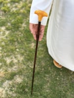 عصا الجنبيه كهرمان مخلوط كبير