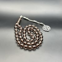 سبحه بكلايت رمادي شفاف