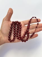 سبحه بكلايت تمليكة احمر عنابي