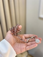 سبحه بكلايت رمادي شفاف