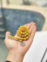 سبحه بكلايت لون كهرمان