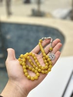 سبحه بكلايت لون كهرمان