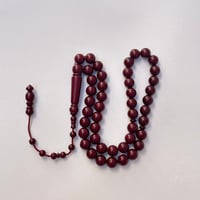 سبحه بكلايت تمليكة احمر عنابي