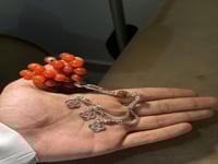 سبحه عقيق برتقالي