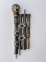 عصا ابانوس حجر كريم