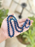 سبحه بكلايت تمليكه سماوي غامق شفاف