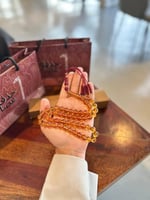 سبحه زعفراني كهرماني شفاف تفصال