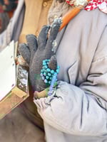 سبحه بكلايت تركواز مخلوط