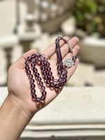 سبحه بكلايت بنفسجي شفاف فاتح