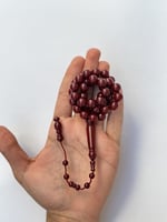 سبحه بكلايت تمليكة احمر عنابي