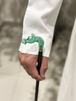 عصا الخيل اخضر شفاف صغير