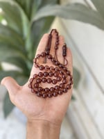 سبحه بكلايت شفاف احمر