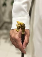 عصا خيل ذهبي مخلوط صغير