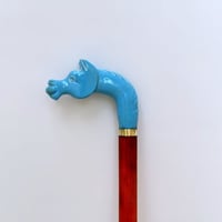 عصا الخيل سماوي مخلوط ، خشب فاتح