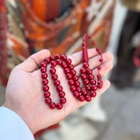 سبحه بكلايت تمليكة احمر عنابي