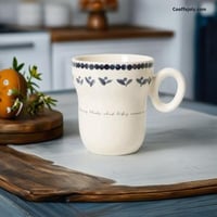 كوب سيراميك نمط خزامى