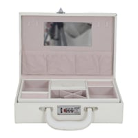 شنطه اكسسوارات على شكل مستطيل مغطاه بالجلد عالي ال...