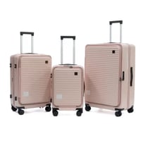 طقم سفر 3 قطع مصنوعه من فليجر بفتحة أمامية