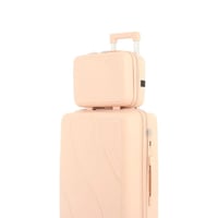 طقم شنط سفر ضد الكسر من AVIATOR مكون من 5 قطع مع ش...