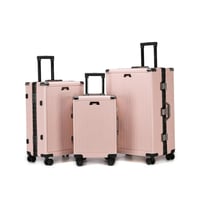 طقم سفر 3 قطع ألمنيوم – حقائب القنصل – تصميم أنيق...