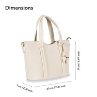 حقيبة يد مزدوجة لمخمل الصناعي والجلد